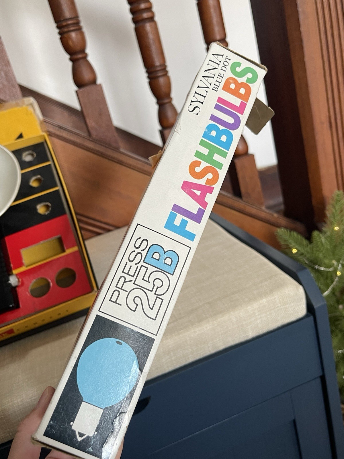 Vintage Kodak Brownie Hawkeye Flash Outfit Model Camera w/Original Box Plus Film