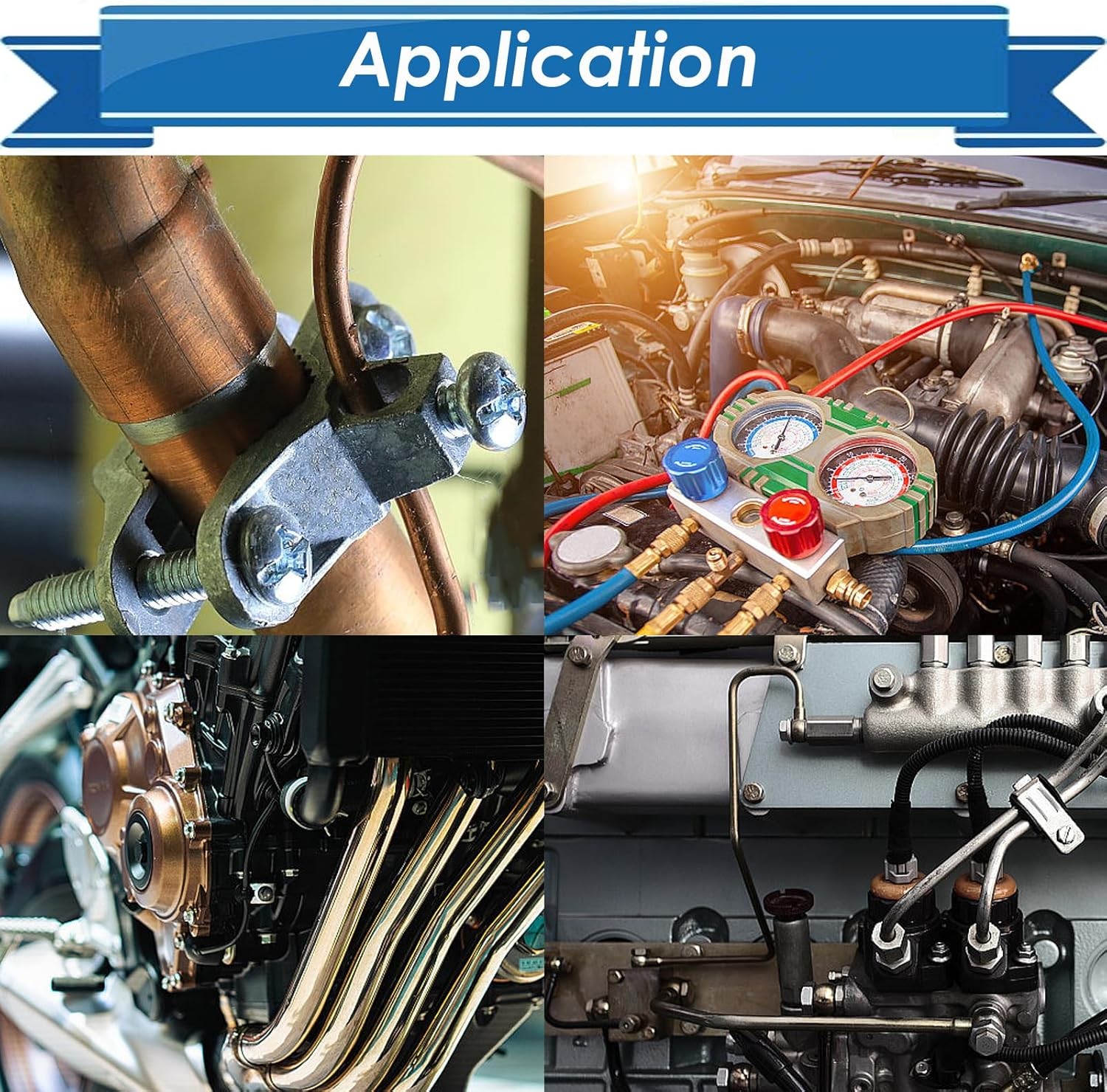 Upgraded 25 Ft 3/16" Brake Line Tubing Kit, 2025 New Stainless Brake Silver