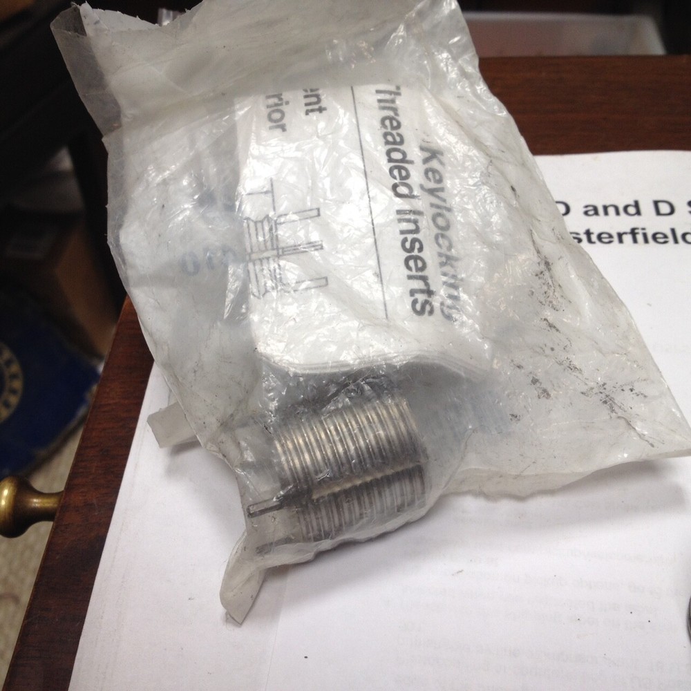 Jergens 107-26410, Keylocking Solid Threaded Insert, 1-1/8"-12, Stainless Steel