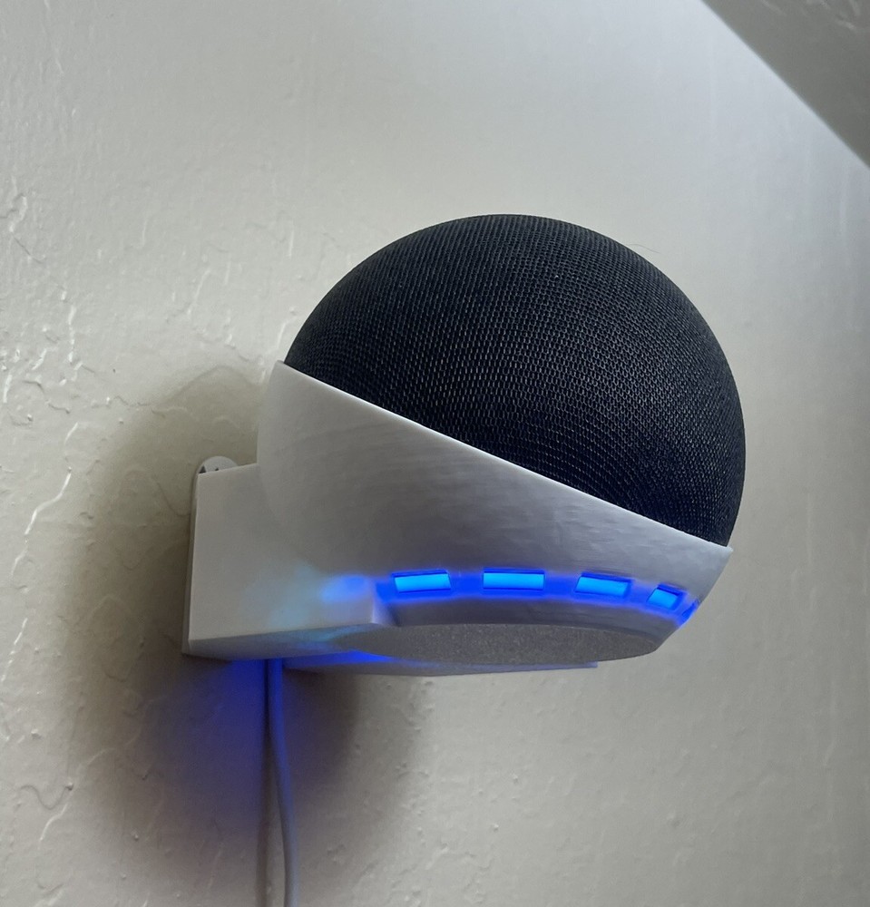 Echo Dot 4/5 Wall & Corner Mount Bracket Holder Accessory WHITE!!