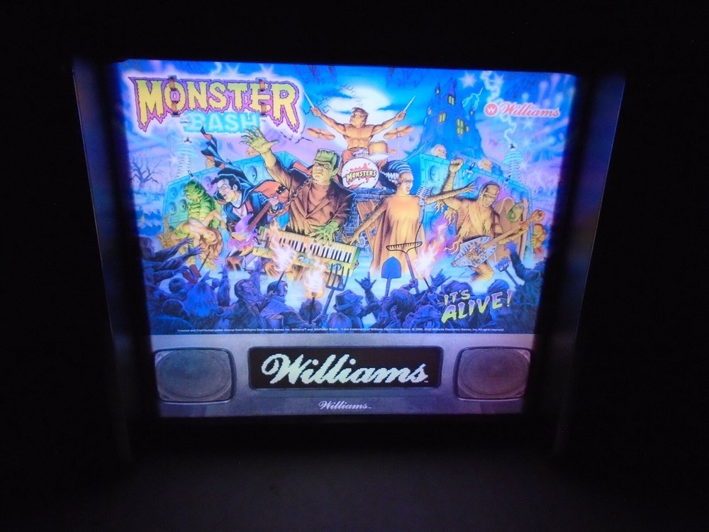Williams Monster Bash Pinball Head LED Display light box