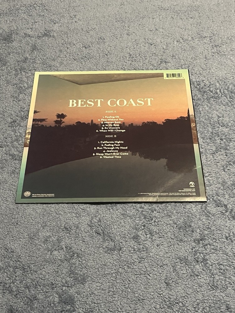 Best Coast California Nights Signed Vinyl Autographed Bethany Consentino Rare