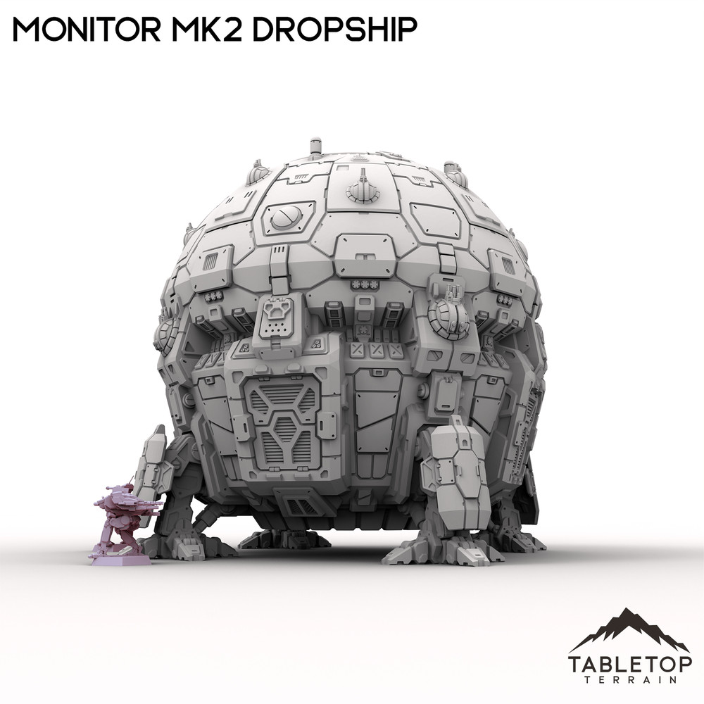 Monitor Mk2 Dropship - Small Scale Mech Wargames 6mm 8mm