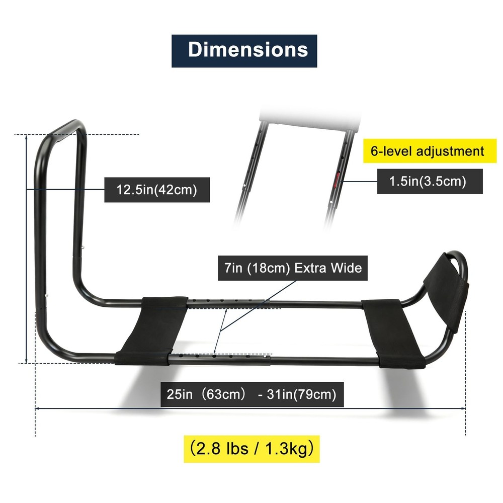Knee Extension Device, Hamstring Leg Stretcher for Lower Body Flexibility, Im...