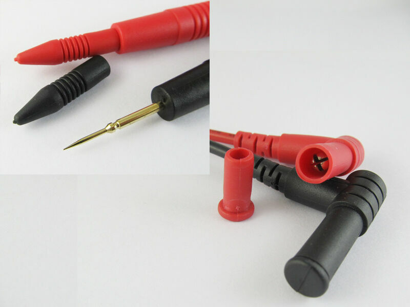 Sharp Needle SMD Multimeter Meter Test Lead Probe with Jacket protection 1set
