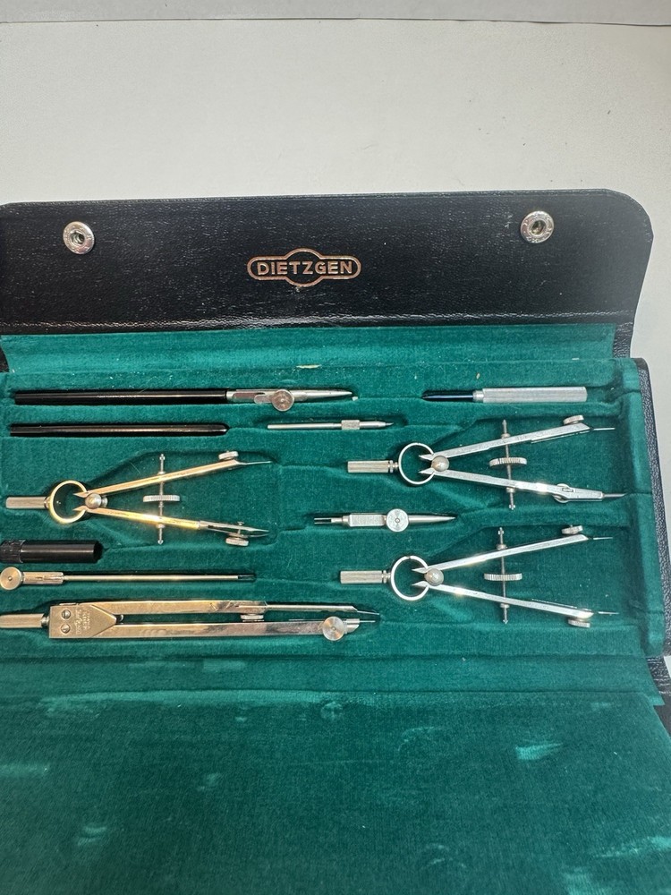 Dietzen 1095JC Drafting Kit w/ Original Case