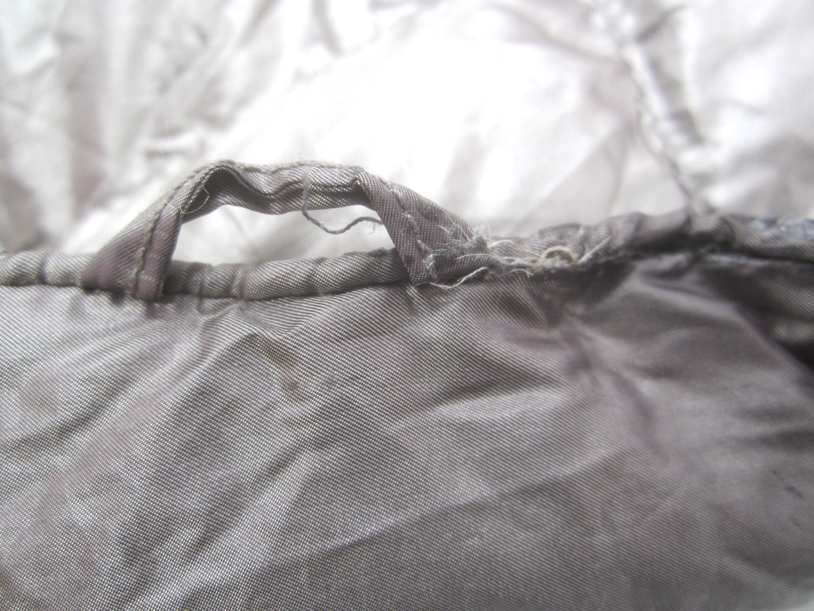 Blue Ridge Home Fashions Down Throw Camping Blanket Packable Lightweight Gray