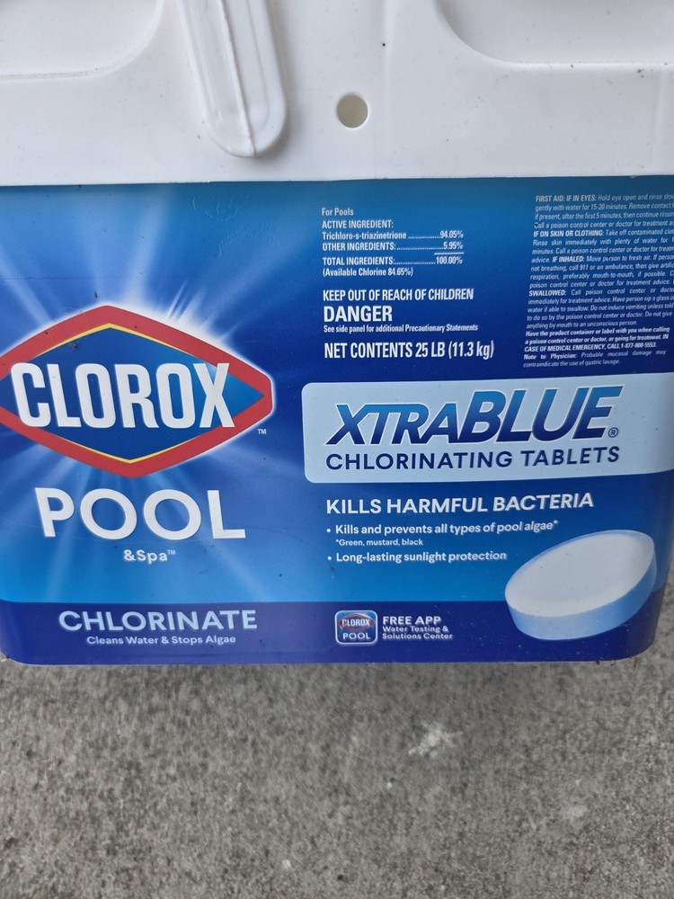 43 Pack Clorox Xtra Blue Plus 3" Long-Lasting Tablets, Opened Unused