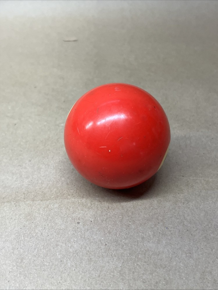 Pool Ball #3 Red Solid Single Individual Billiard 2 1/4” Replacement Vintage