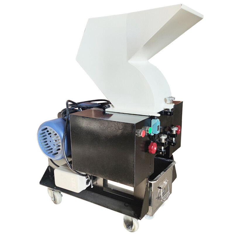 220V Plastic Shredder Granulator Plastic Bottle Crusher Single-phase 2.2KW White