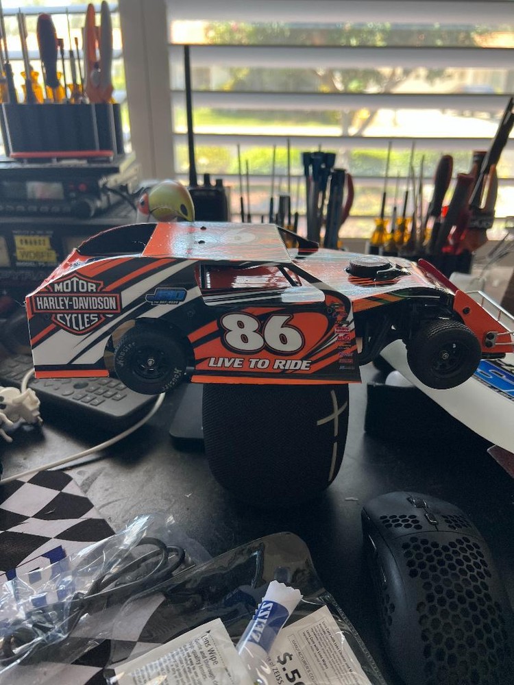 1RC MODIFIED 1RC605 WRAP THEME SWIRL ORANGE