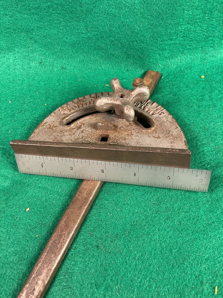 Vintage AM & T Table Saw Sander Miter Gauge