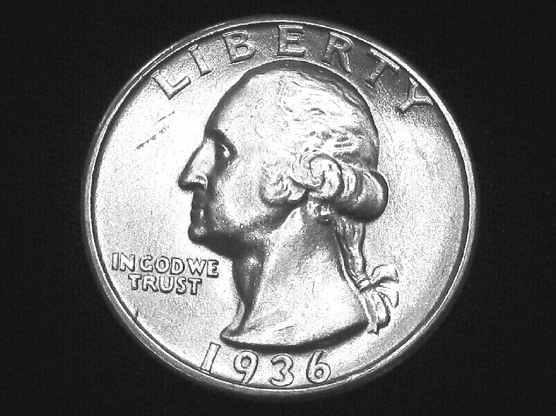 1936-S Washington Quarter --- Choice Uncirculated