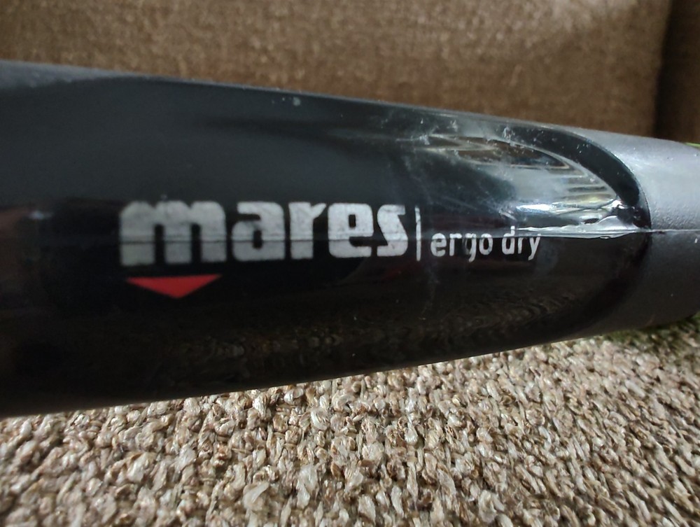 Mares Ergo Dry Snorkel Black/Lime