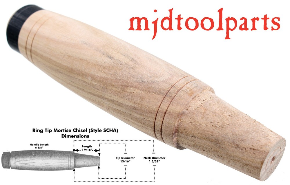 Genuine Amish Turned Socket Ring Top Chisel Handle (CRM) - mjdtoolparts