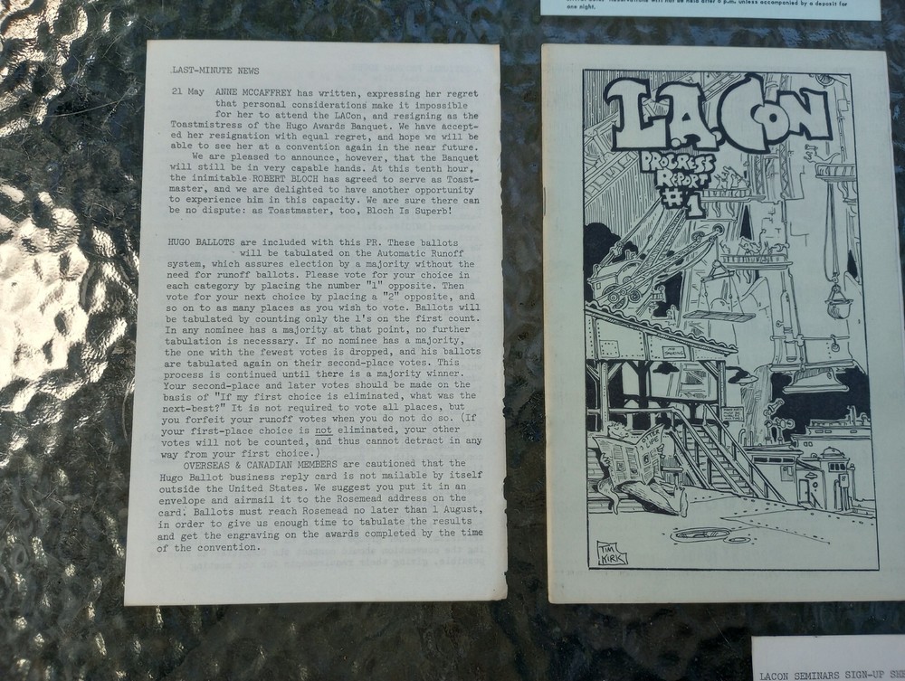 Sci Fi Convention Program Lot. Real Musgrave .Vintage Progress Reports