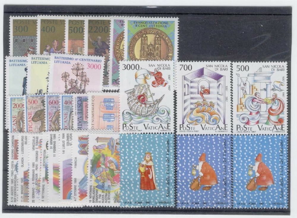 (FY87) Vatican 1987 Yearset MNH