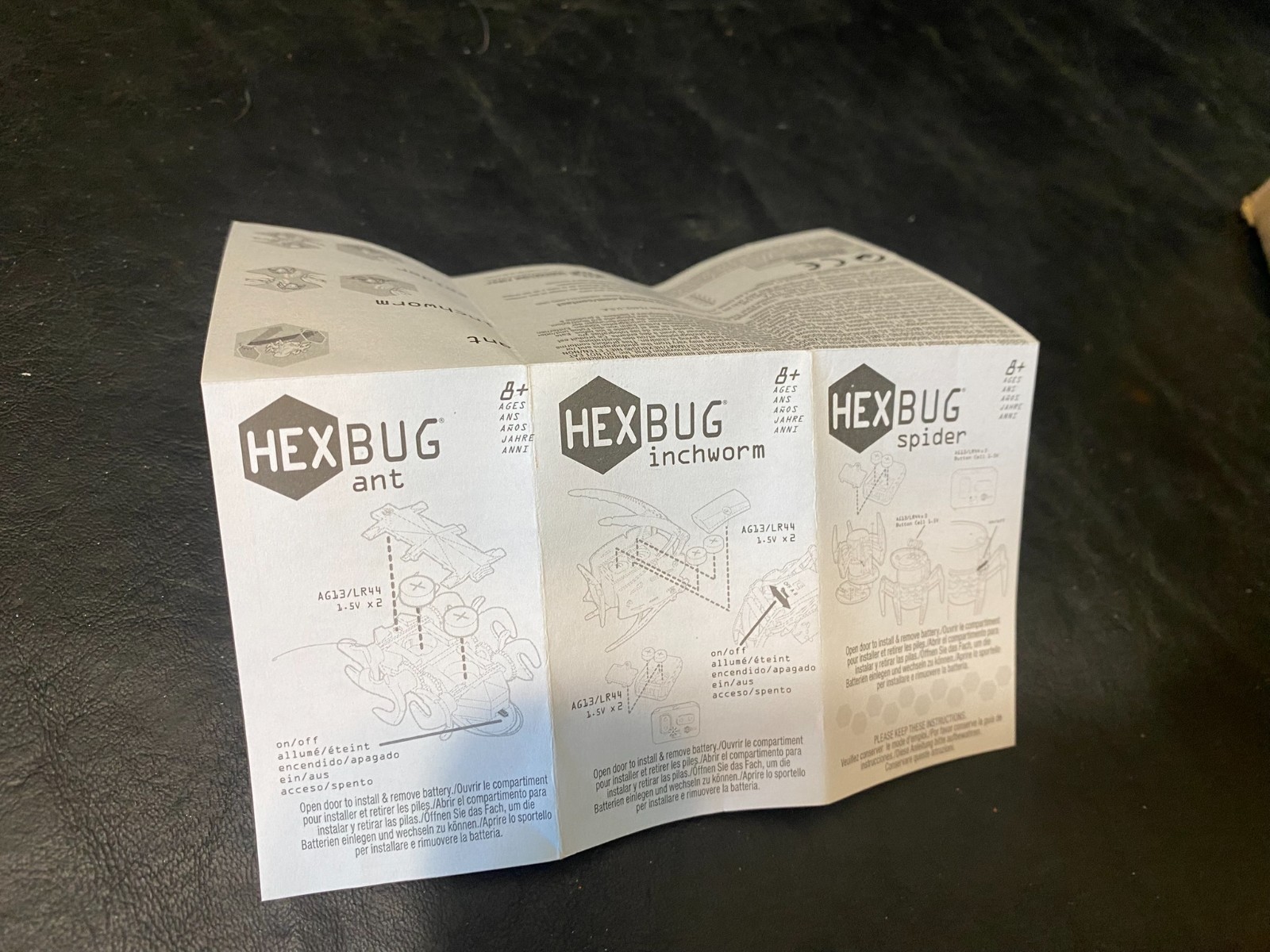 hexbug ant inchworm spider remote hex bug pre-owned