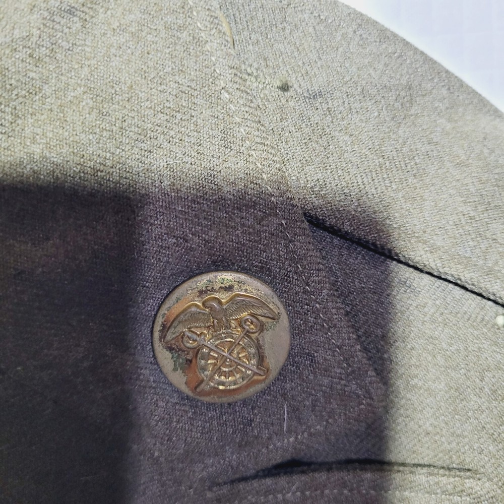 Museum US Army 40 Reg Jacket Korean War Wool Olive Original Gold/brass Buttons