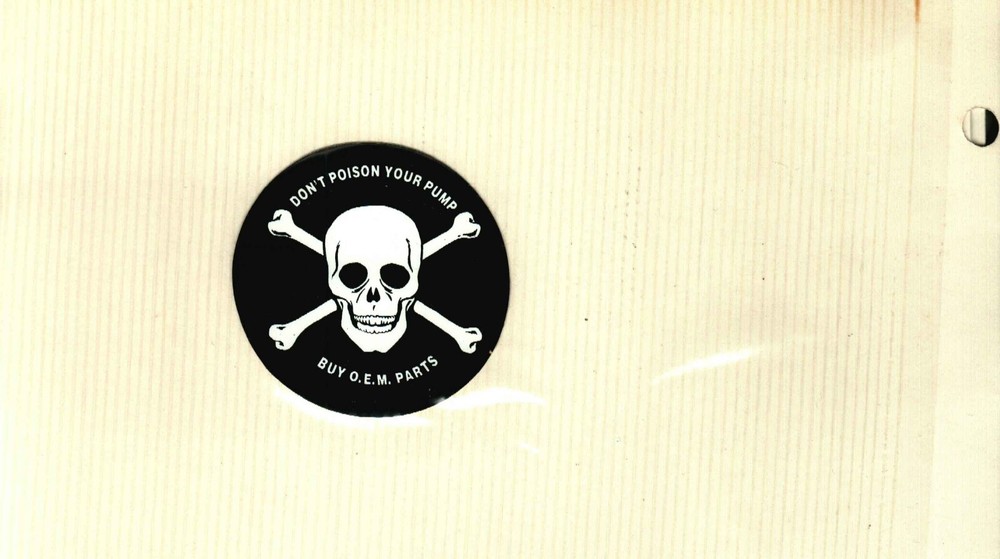 REALLY NICE SKULL AND CROSS BONES COAL MINING STICKERS # 978