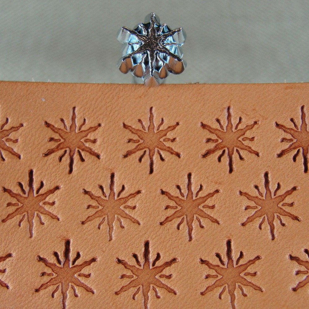 Craft Japan - #E261 Geometric Star Stamp (Leather Stamping Tool)