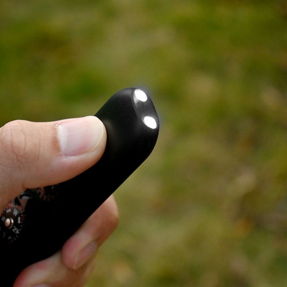 Multi functional 7 in 1 Whistle with LED Light For Compass for Camping Gear