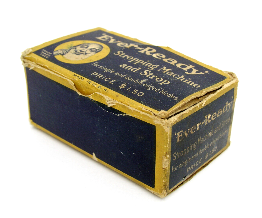 EVER READY STROPPING MACHINE AND STROP w/ ORIGINAL BOX - U.S.A.