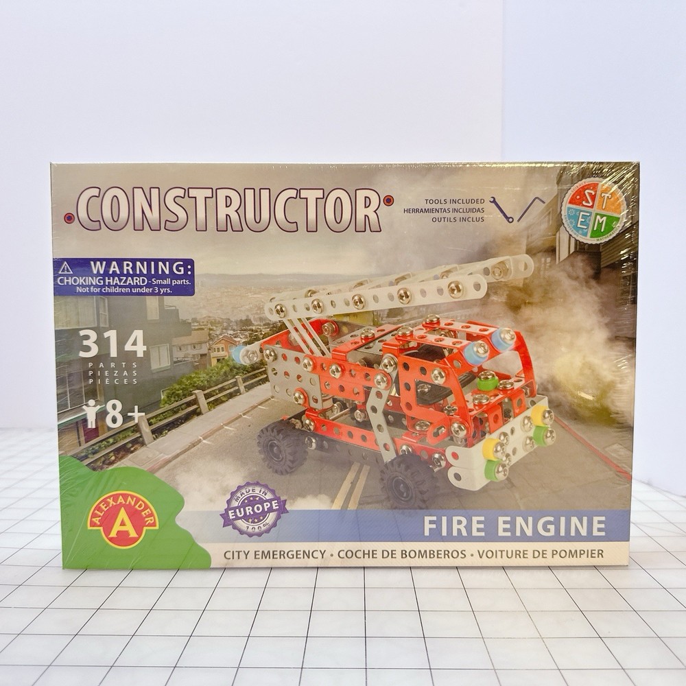 Alexander Fire Engine Constructor 314 Pcs. STEM New & Sealed