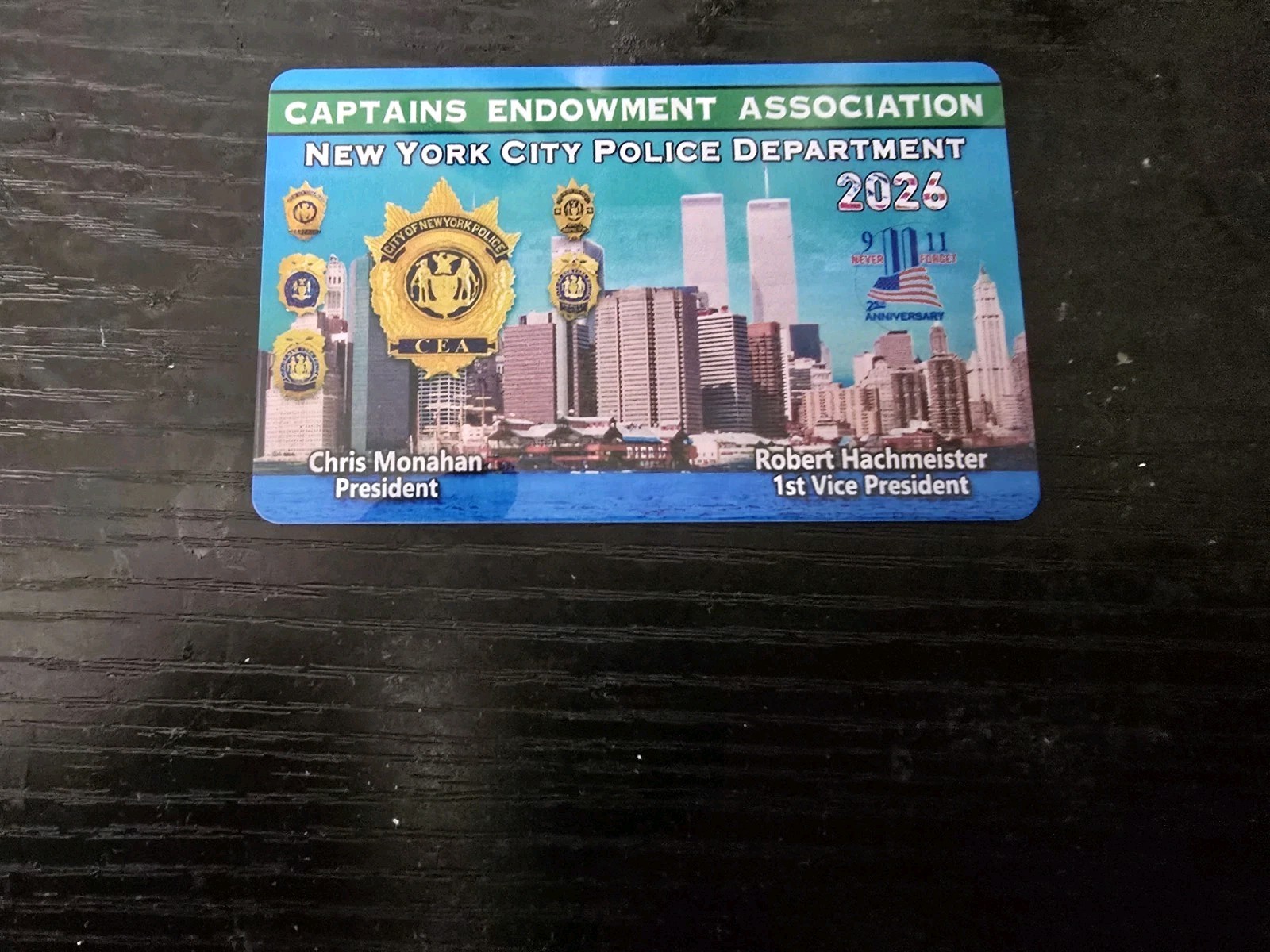Captain Card 2026 Not PBA Or DEA. Genuine Not Signed