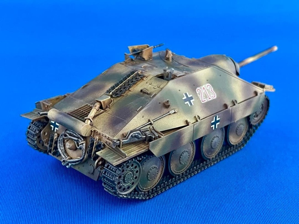 Assembled Tamiya 1/48 Hetzer Mid-Term Production Type Japan