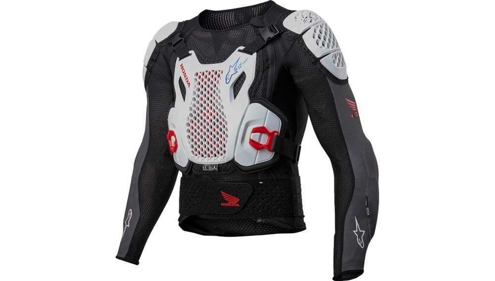 Alpinestars Bionic Plus V2 Protection Jacket (Large, Black/White)