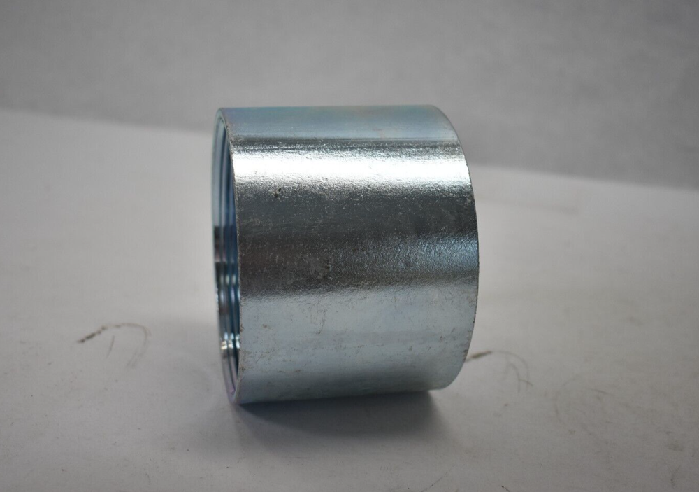 4" Rigid Coupling Galvanized Steel Threaded Connection Nipple Electrical Conduit