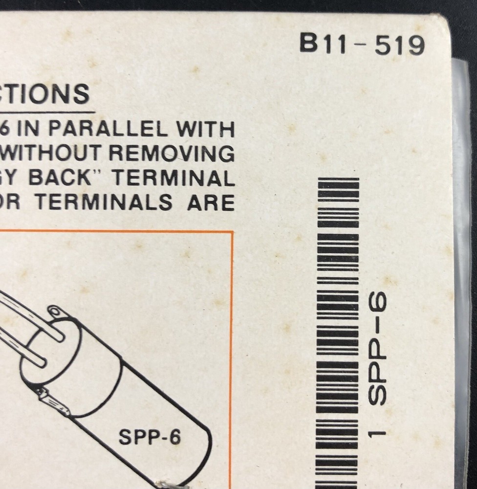 Solid State SUPER BOOST spp-6 Relay And Start Capacitor Sealed Unit Parts Vh3