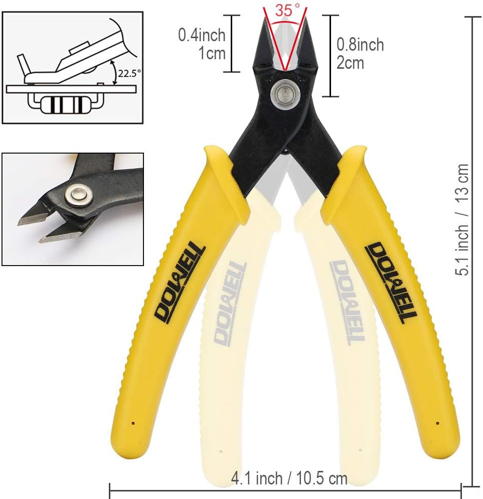 3 Micro Cutter Flush Cutter Electronics Soft Wire Cutters Professional Cutting C