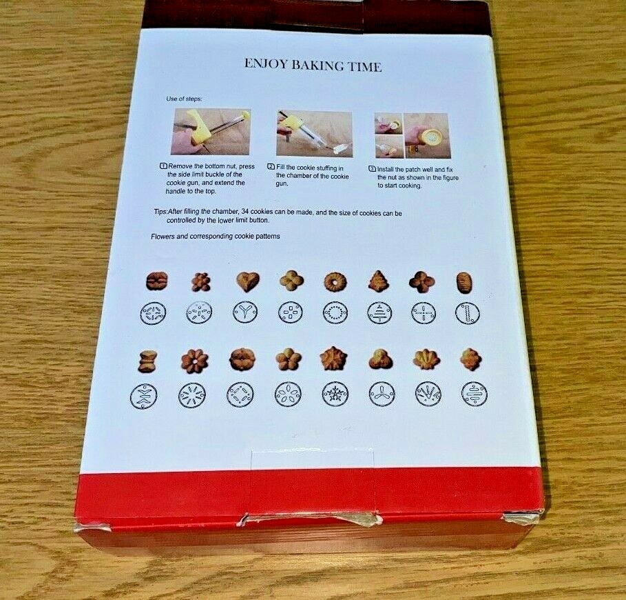 COOKIE PRESS COOKIE BISCUIT GUN