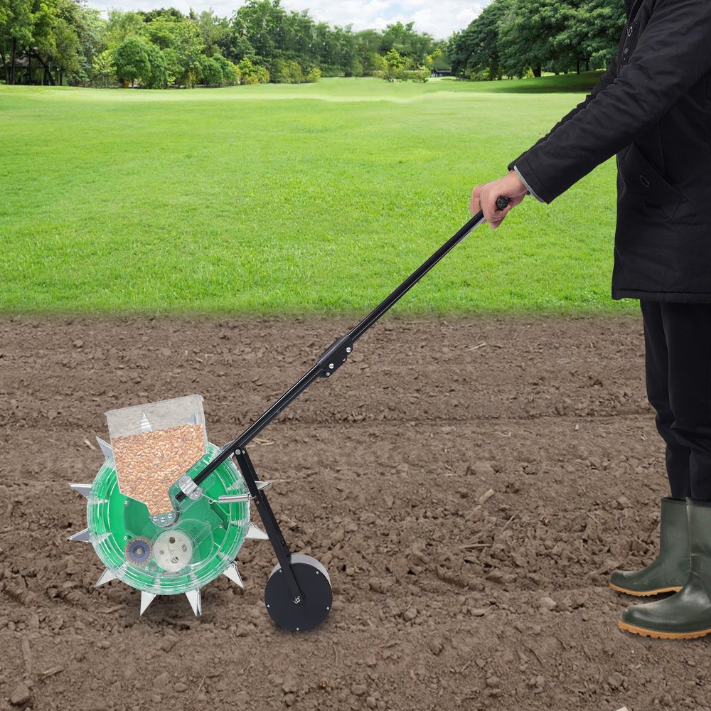 Precision Sowing Hand Push Seeder Corn, Soybeans Planter and Fertilizer Machine