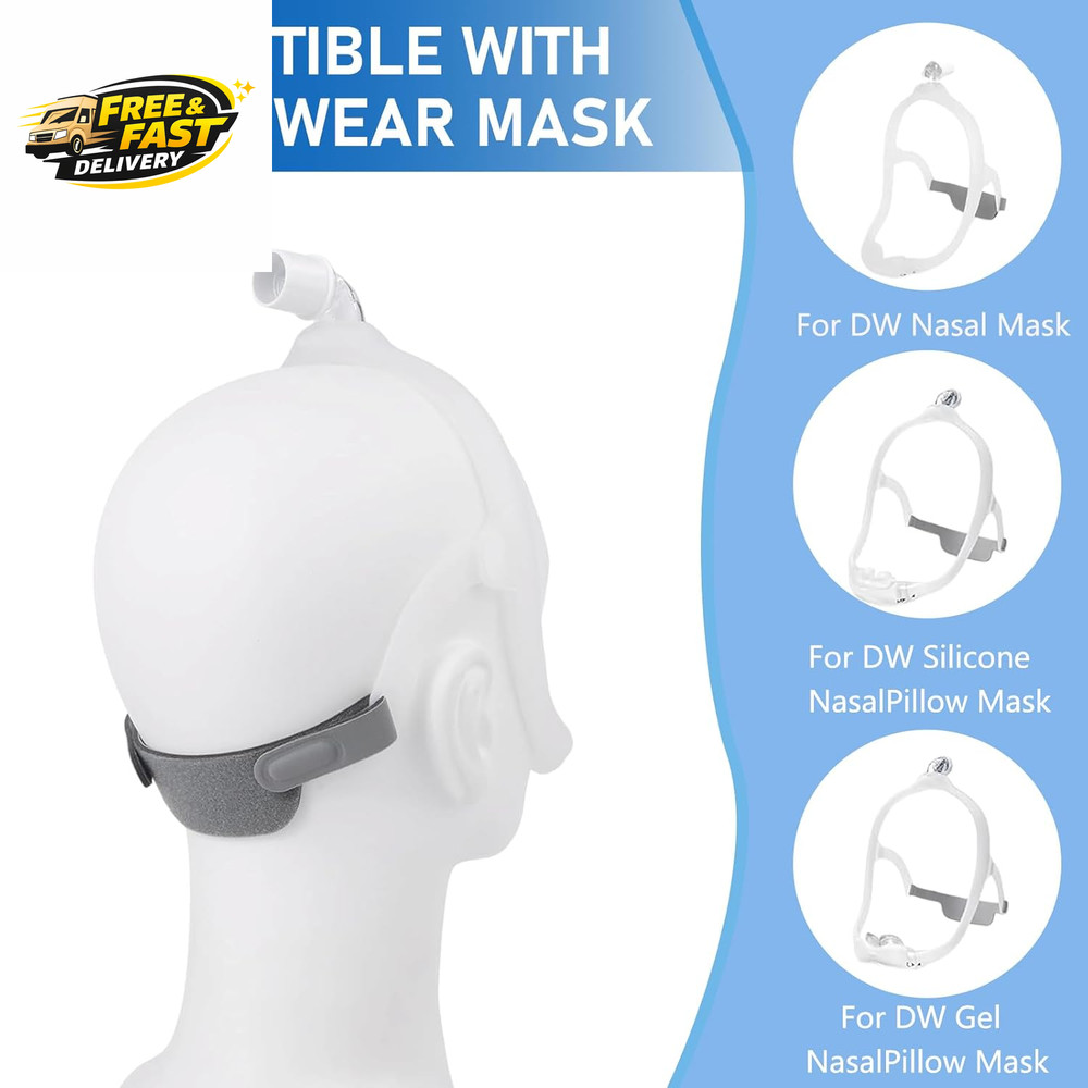 Dreamwear Headgear with Arms, 2-Pack, Adjustable and Breathable Replacement ,