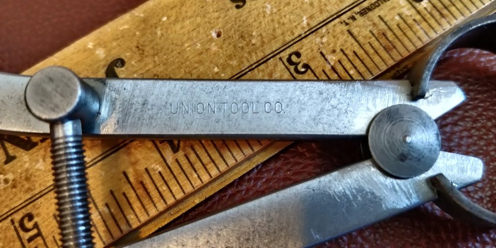 Vintage UNION 8" #12 Outside Calipers Largest size