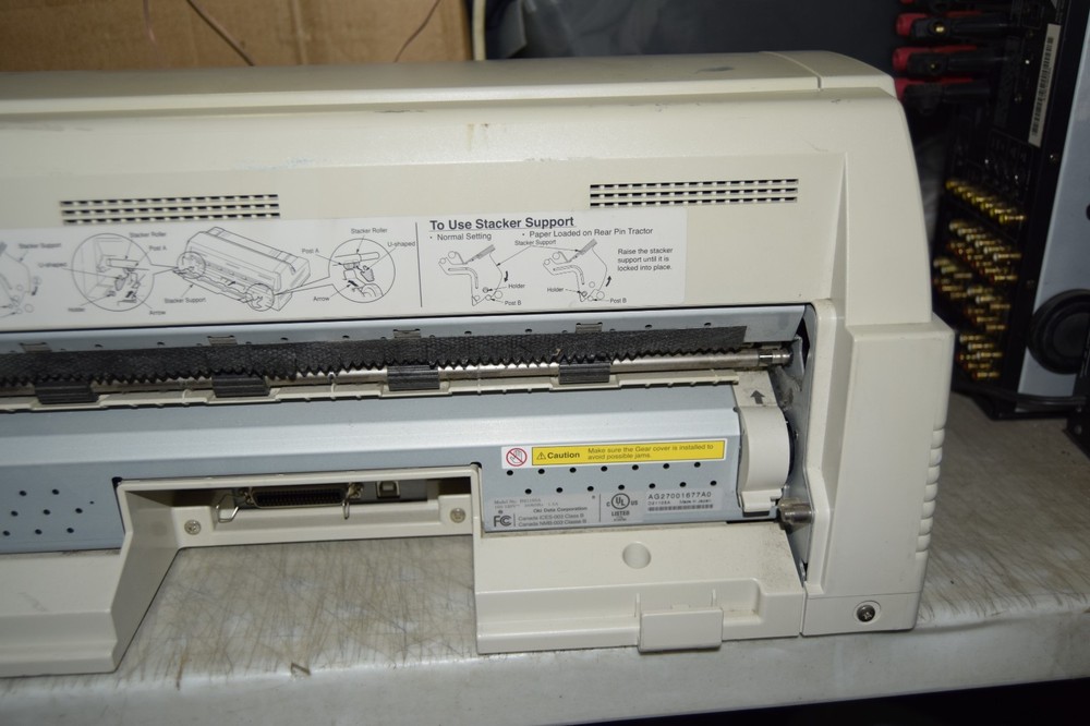 OKIDATA OKI MICROLINE 8480FB DOT MATRIX Tractor Feed PRINTER