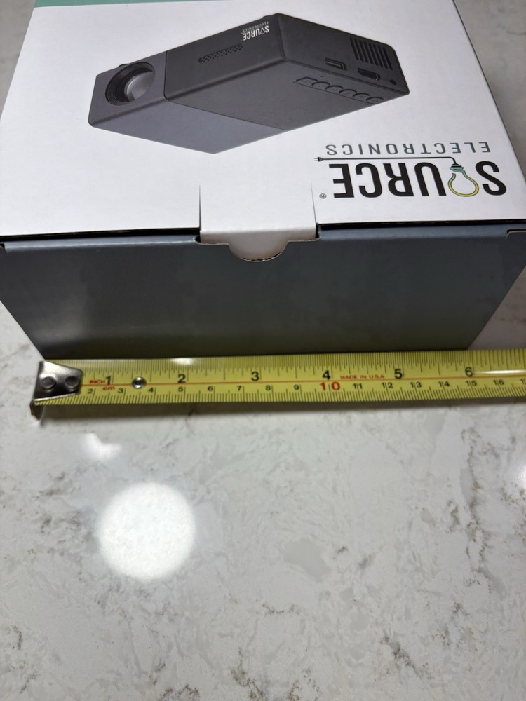 New Source Electronic Mini 6” Portable Projector NIB