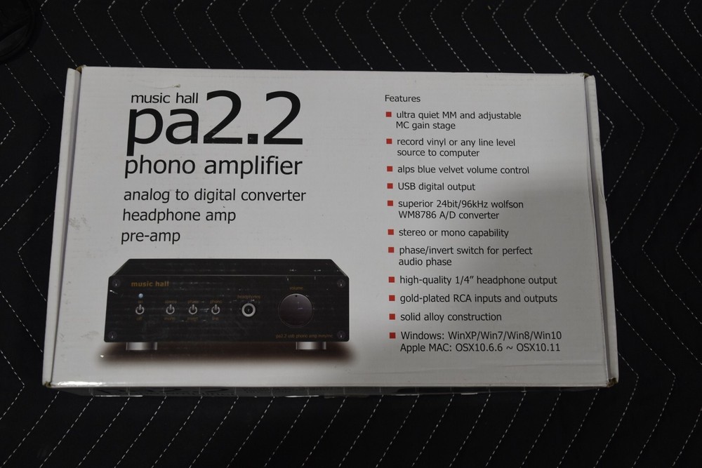Music Hall PA2.2 MM/MC Phono Preamplifier