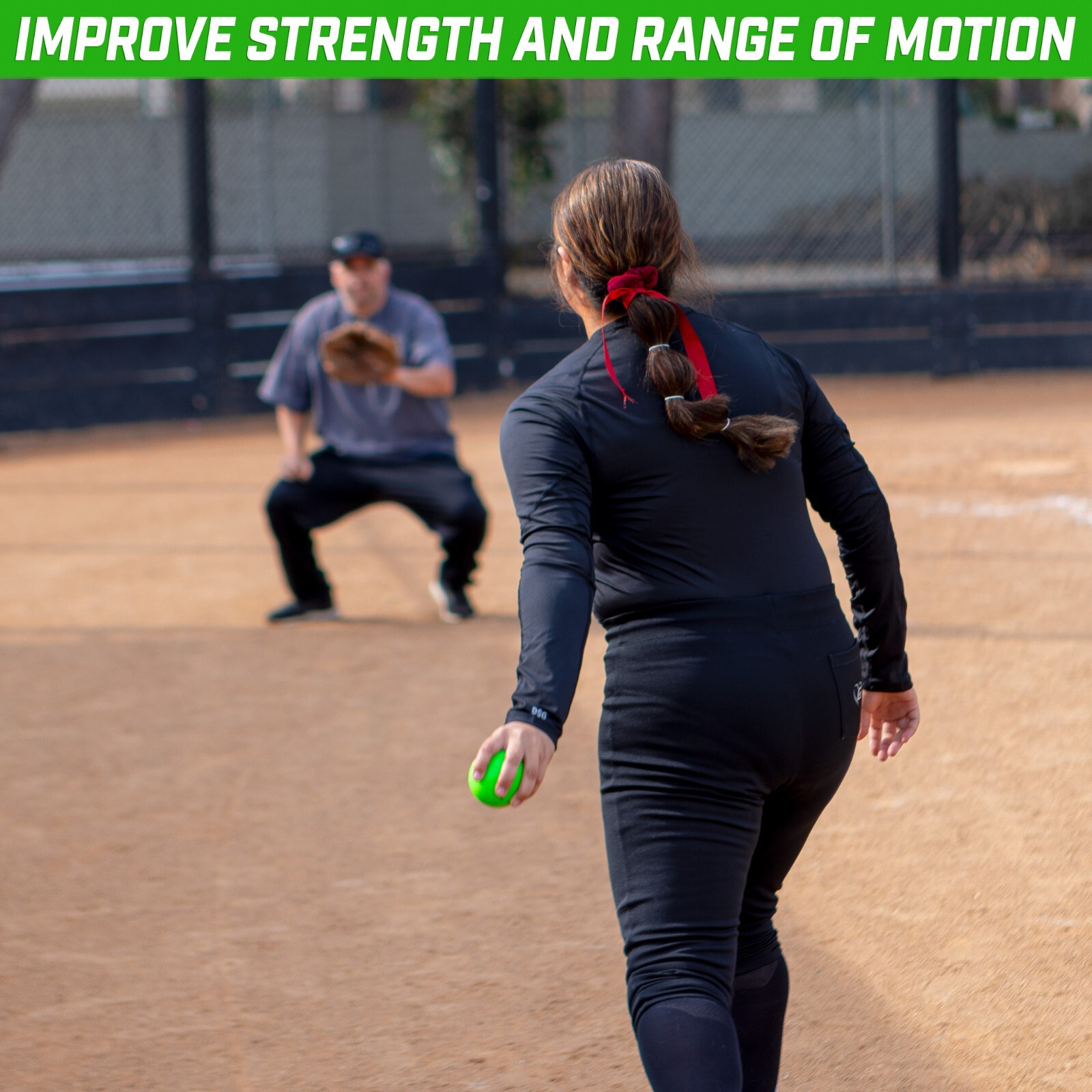 GoSports Plyometric Weighted Balls for Baseball & Softball Training - 6 Pack