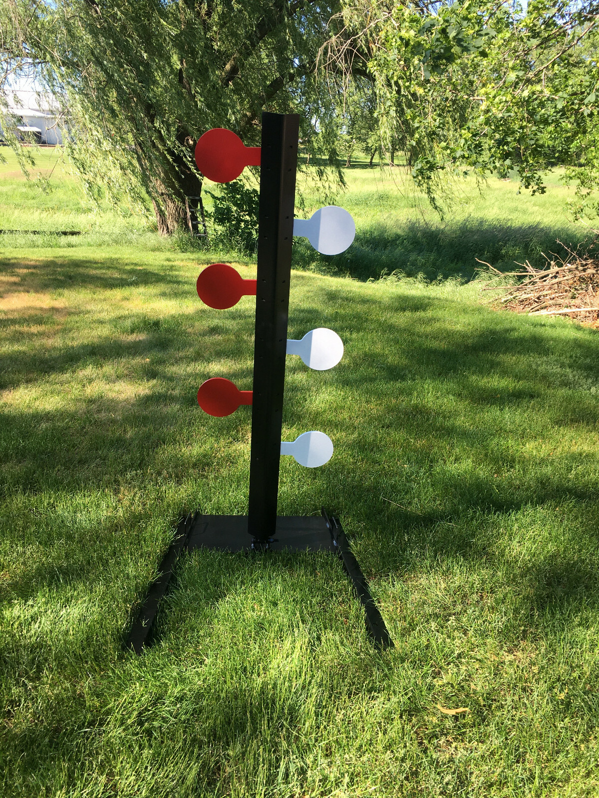 A36 Steel Target 22cal Dueling Tree DIY Kit 6pc 6"x1/4" Paddles with Tubes! USA