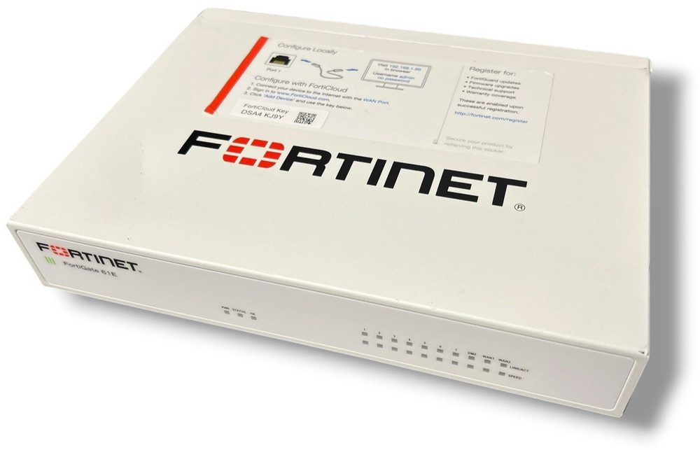 Fortinet FG-61E-USG Fortigate-61E Network Security Firewall Appliance - RESET!!