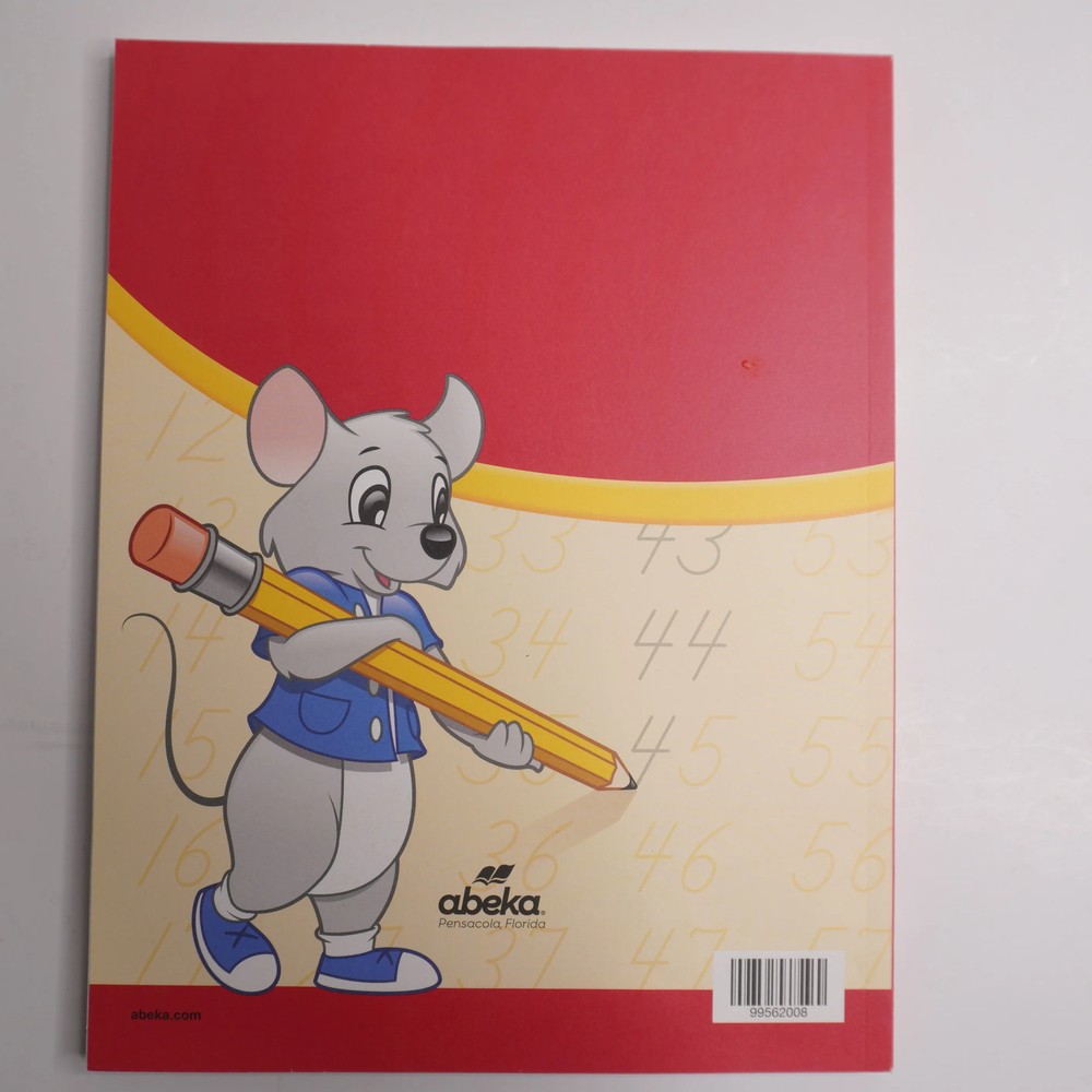 Numbers Writing Tablet K5 Fifth Edition Abeka Workbook Paperback