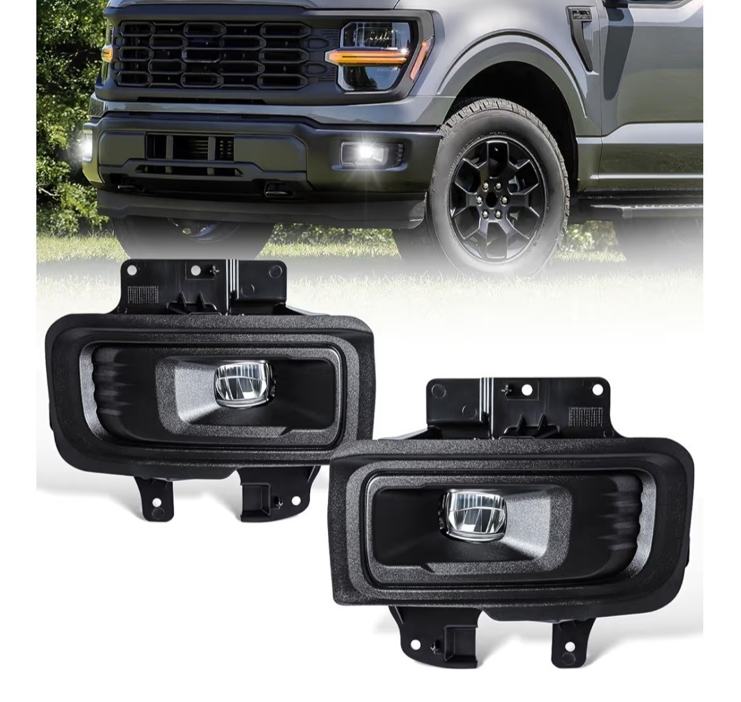 LED Front Fog Light Kits For 2024-2025 Ford F-150 F150 STX XL XLT Left & Right