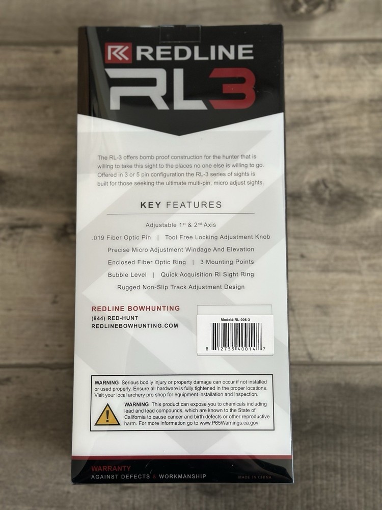 Redline RL-3 3 Pin Bow Sight