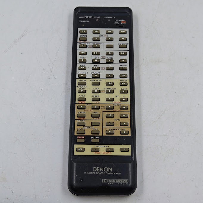 Denon RC-163 Universal Remote - Working, No Accessories