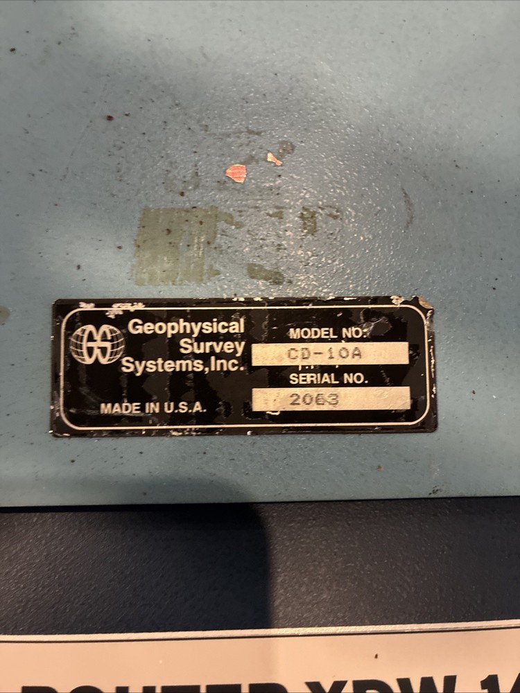 Geophysical Survey Systems CD-10A Control/Display