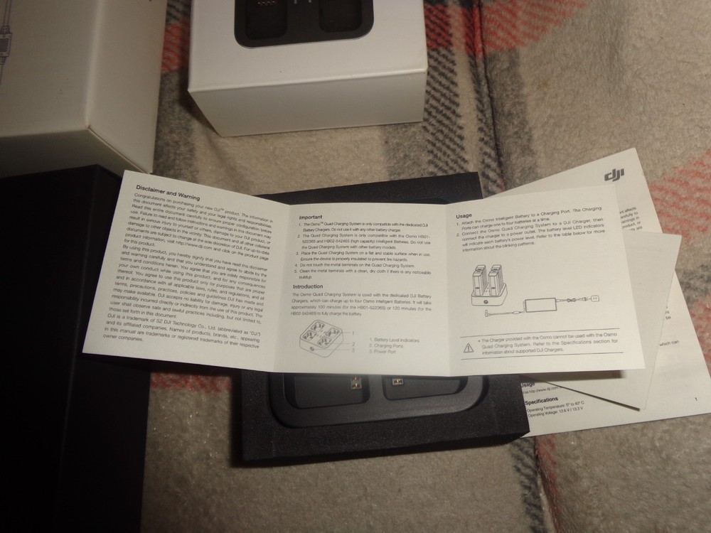 DJI Osmo Quad Charging System With AC Adapter